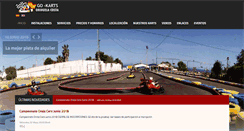 Desktop Screenshot of gokartsorihuelacosta.com